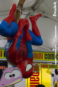 balena forestelli al lucca comics 2013 con spiderman balena forestelli al lucca comics 2013 con spiderman