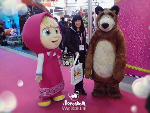 masha e orso e i Forestelli Bologna Trade Fair 2016