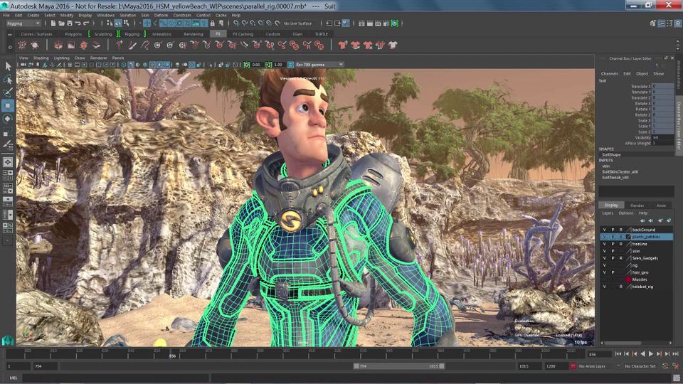 viewport di maya programma per disegnare in 3d