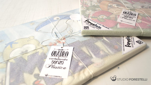 packaging-quadri-forestelli packaging quadri personalizzati forestelli col nome del bambino