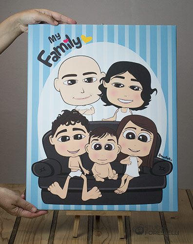quadro-con-ritratto-famiglia-3 quadro personalizzato con ritratto di famiglia